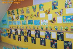 Mural-primavera-Ninos-del-cole
